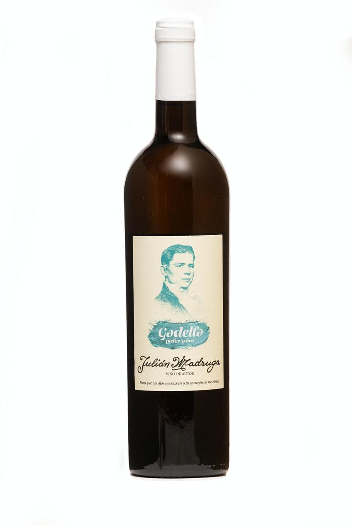 Botella de Godello Lías, godello con pieles y lías · Bodega Julián Madruga